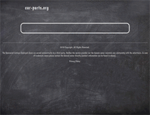 Tablet Screenshot of car-parts.org